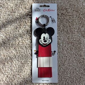 Cath Kidston Mickey Mouse Key Fob - Black and Red
